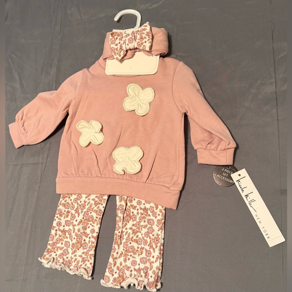 Nicole Miller Baby Set 3 months